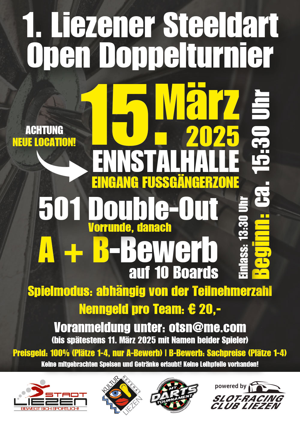 Steeldart Open Doppelturnier 
