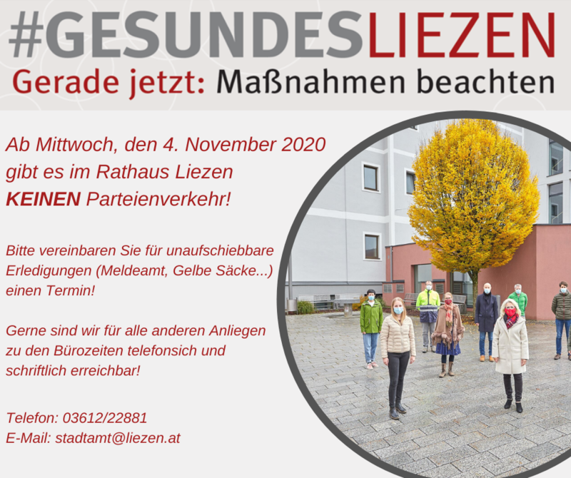 Kein Parteienverkehr