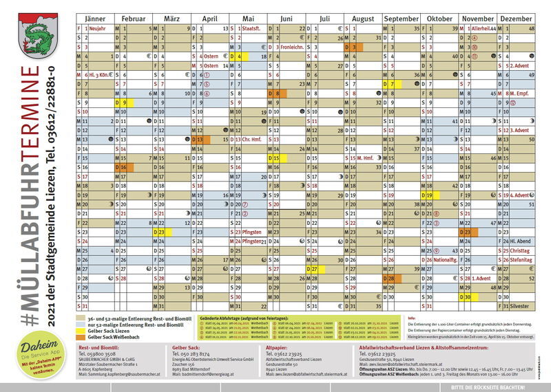 Abfuhrkalender