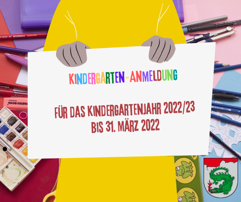 Kindergartenanmelung 