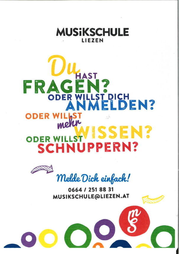 Musikschule Liezen - Hast Du Fragen?