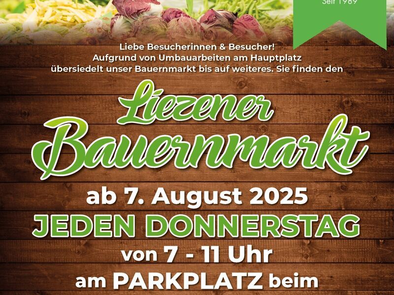 Bauernmarkt Flyer Vorderseite